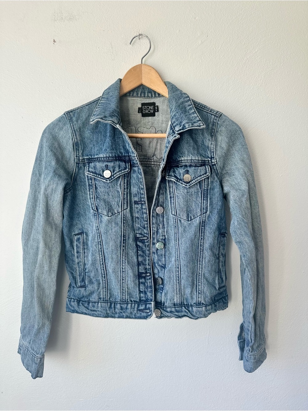 STONE ROW DENIM JACKET XS - Picture 3 of 11